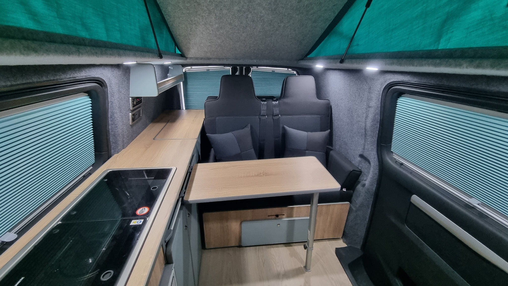 Peugeot Expert Campervan Conversion roof up